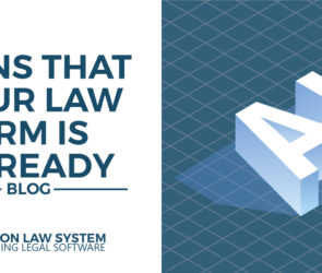 signs that your law firm is ai ready blog by vision law system, a leading legal software in uae that focus on full case data management for lawyers law firms and advocates and is the most comprehensive law practice software tool and top software legal related tool for legal professionals in the legal industry